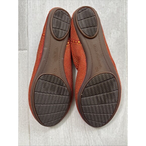 Hush Puppies Ballet Flats Womens 9.5 Cushioned Comfort glam festival - Picture 4 of 8